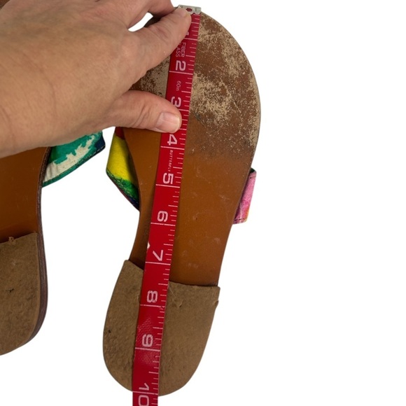 Jams World Rainbow 7.5 Slip On Rhinestone Lagen Artzy SANDALS Block Heel READ - Picture 8 of 12